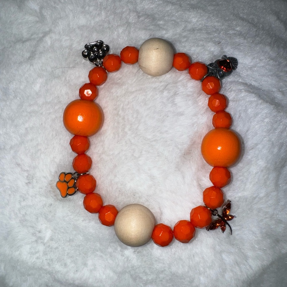 Orange bracelet